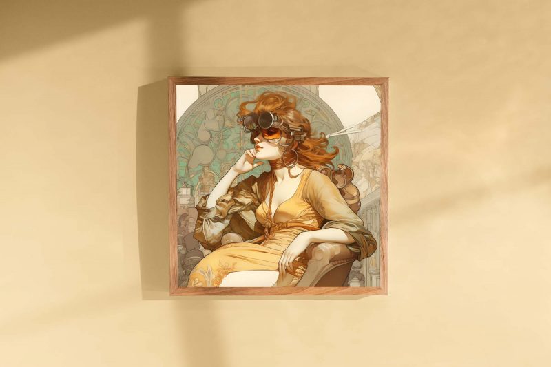 Jugendstil Poster - Thinker - Alphonse Mucha - Image 3
