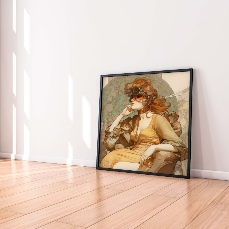 Jugendstil Poster - Thinker - Alphonse Mucha - Image 4