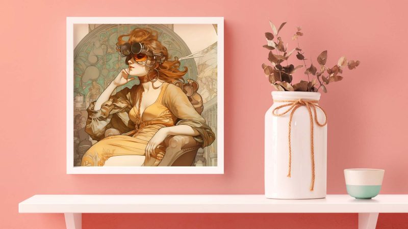 Jugendstil Poster - Thinker - Alphonse Mucha - Image 5