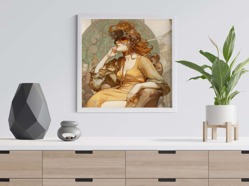 Jugendstil Poster - Thinker - Alphonse Mucha - Image 6