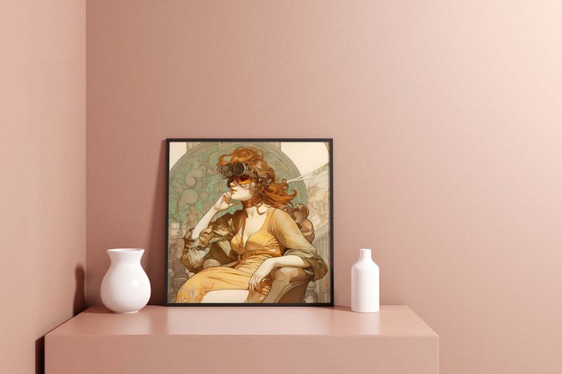 Jugendstil Poster - Thinker - Alphonse Mucha - Image 7