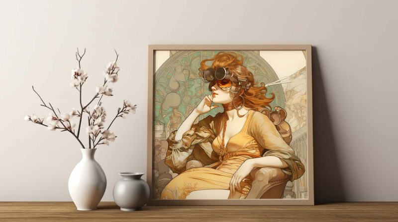 Jugendstil Poster - Thinker - Alphonse Mucha - Image 10