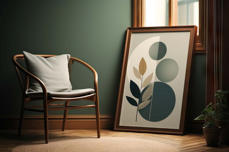 Leaf Abstract Boho Poster | Vector Design - Image 7