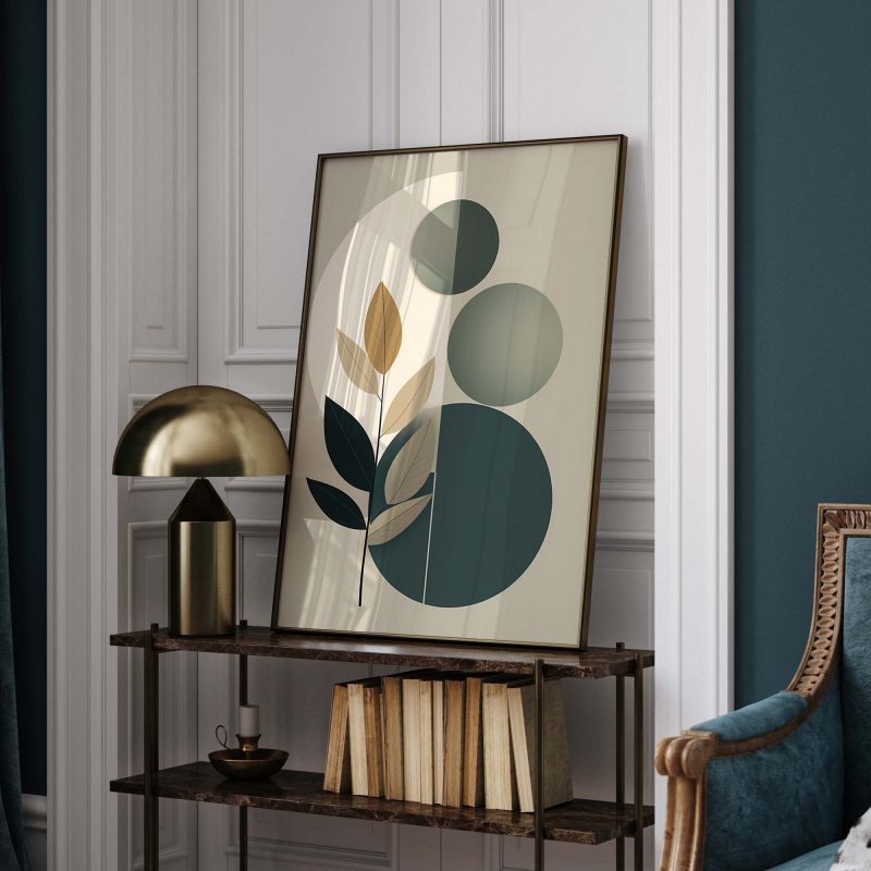 Leaf Abstract Boho Poster | Vector Design - Image 9