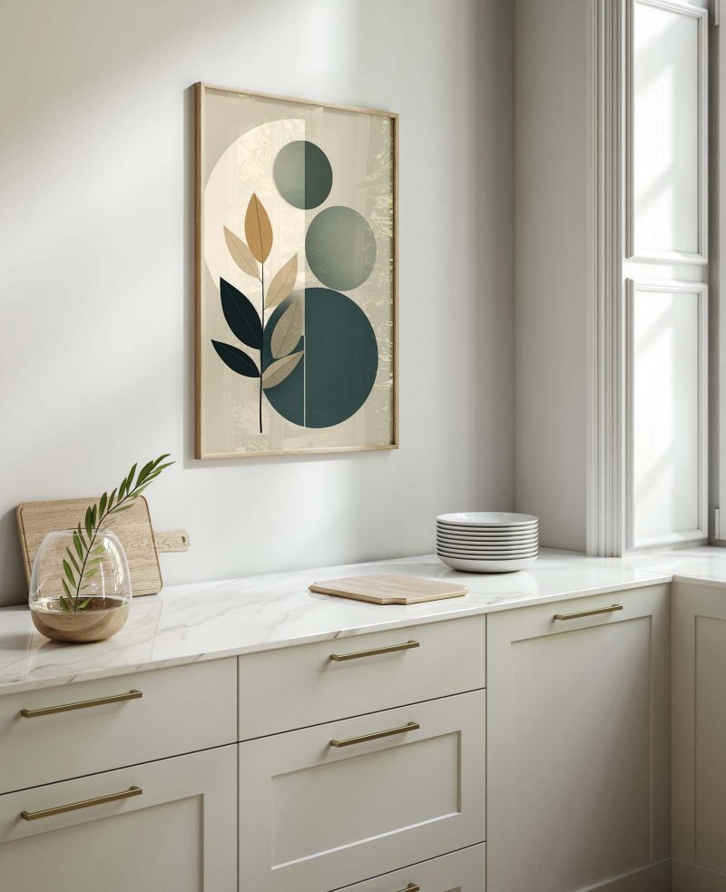 Leaf Abstract Boho Poster | Vector Design - Image 10