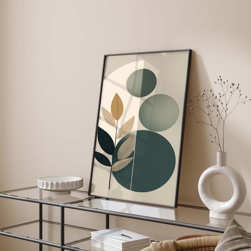 Leaf Abstract Boho Poster | Vector Design - Image 11