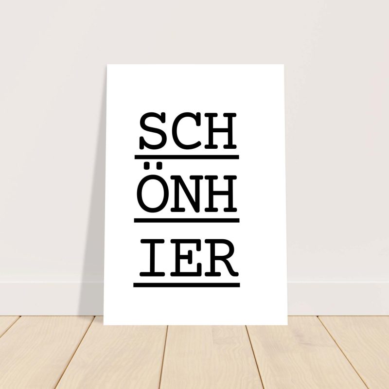 Schön Hier | Wohnzimmer Poster - Image 2