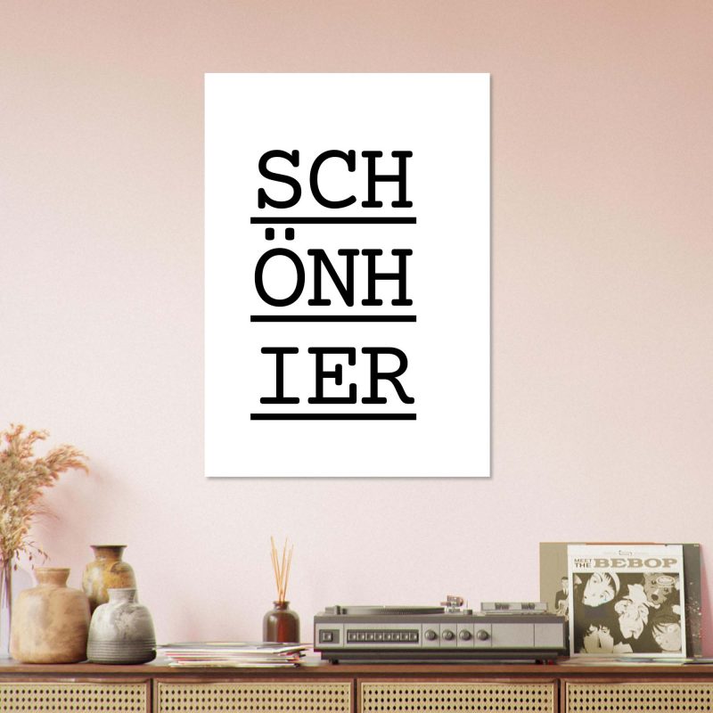 Schön Hier | Wohnzimmer Poster - Image 4