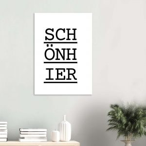 Schön Hier | Wohnzimmer Poster