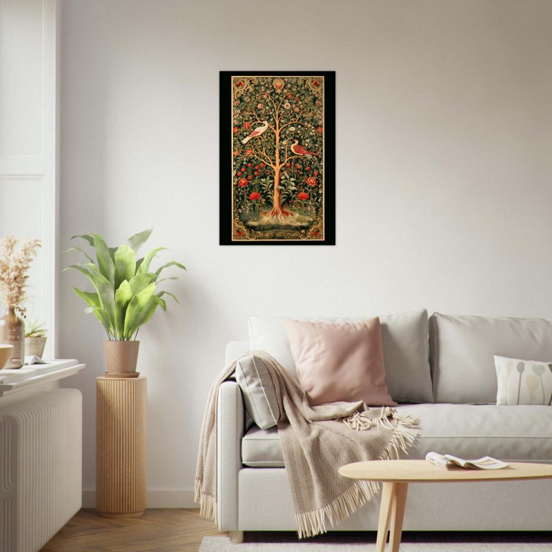 Tree of Life with Feasan and Dove Poster | William Morris - Image 13
