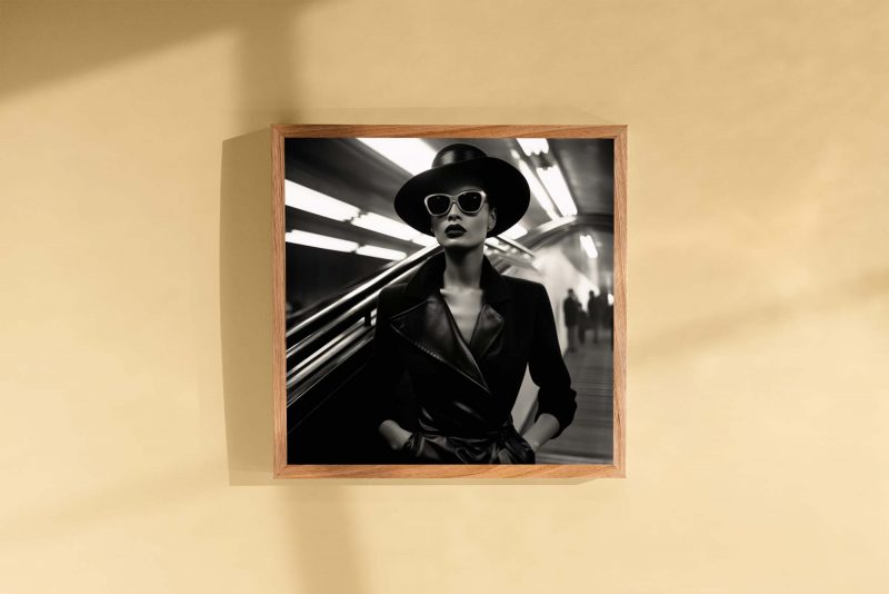London Subway - Photo Poster, Helmut Newton style - Image 3