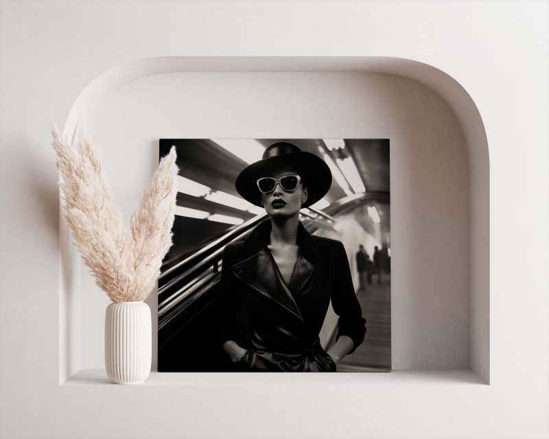 London Subway - Photo Poster, Helmut Newton style - Image 2