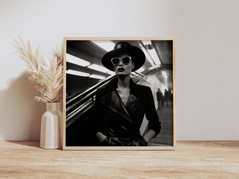 London Subway - Photo Poster, Helmut Newton style - Image 10
