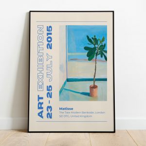 Henri Matisse Exhibition Gallery Wall Art Poster | Maximalist Decor Plant