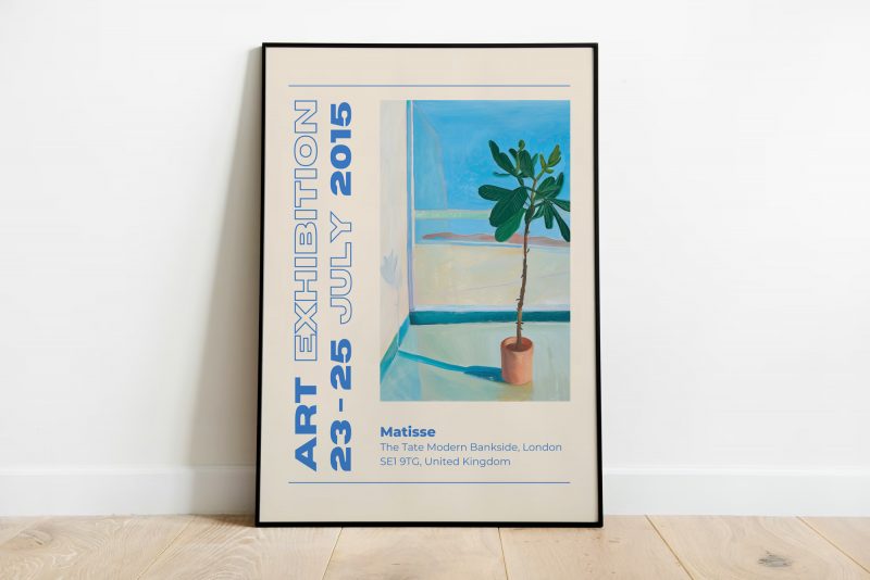 Henri Matisse Exhibition Gallery Wall Art Poster | Maximalist Decor Plant