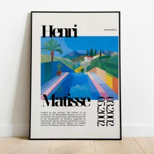 Henri Matisse Exhibition Gallery Wall Art Poster | Maximalist Decor Pool