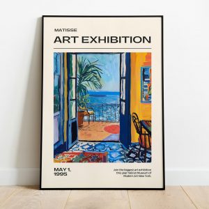 Henri Matisse Exhibition Gallery Wall Art Poster | Maximalist Decor Window