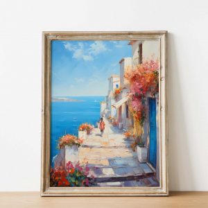 Mediteranean Village - Poster