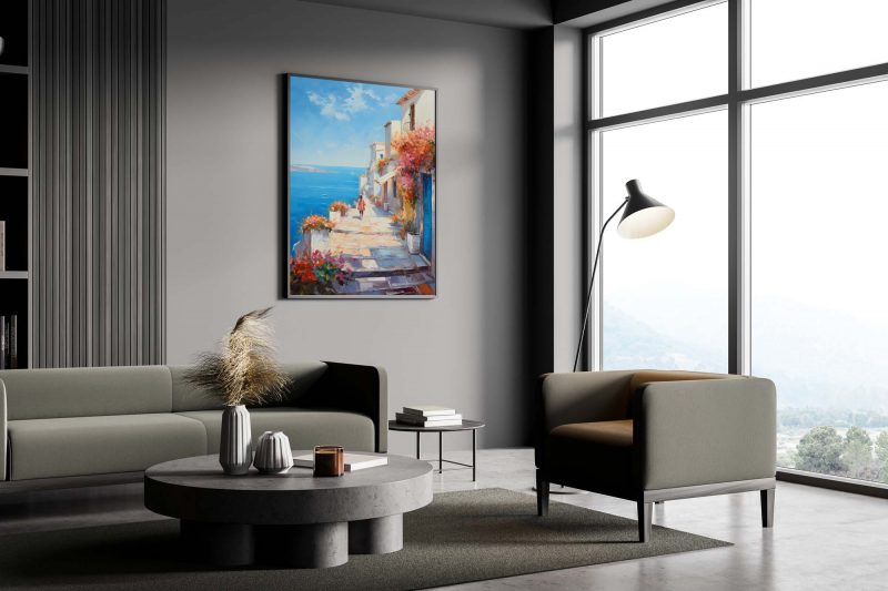 Mediteranean Village - Poster - Image 4
