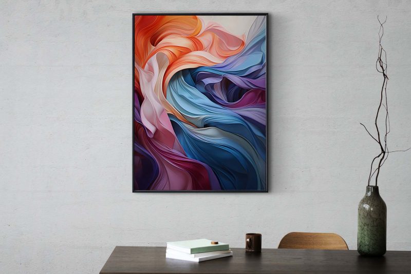 Modern Colorful Abstract Fabric