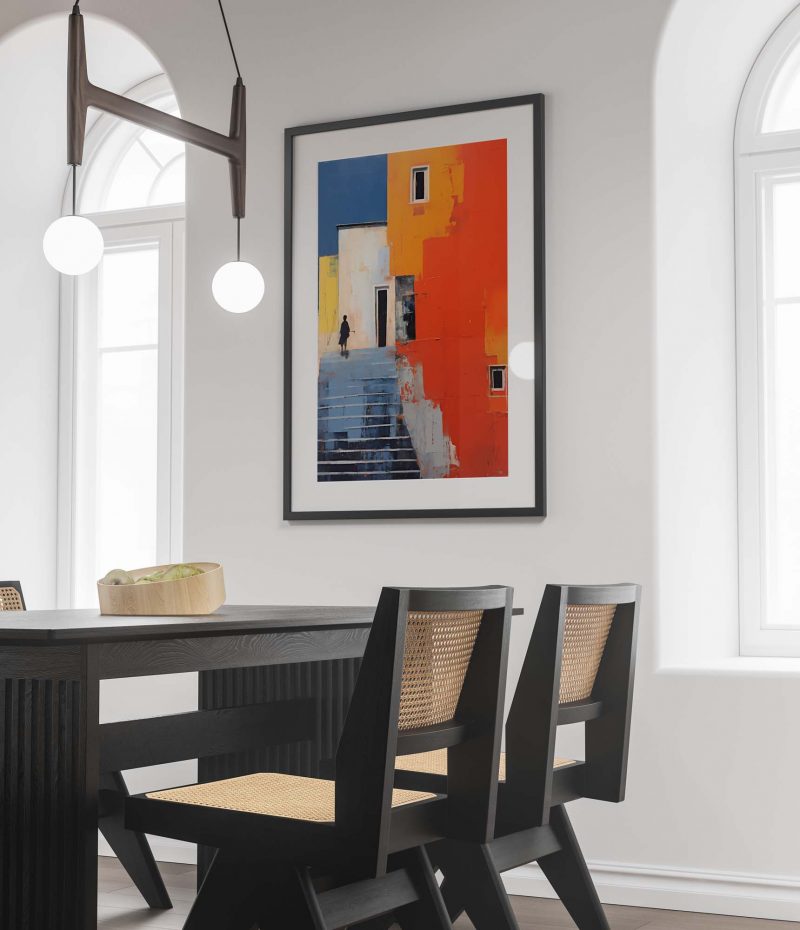 My Home is my Castle - Acrylic Poster | Abstract Oil Paint - Image 2