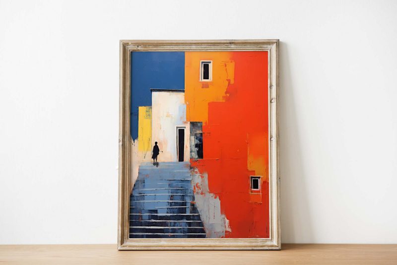 My Home is my Castle - Acrylic Poster | Abstract Oil Paint - Image 3