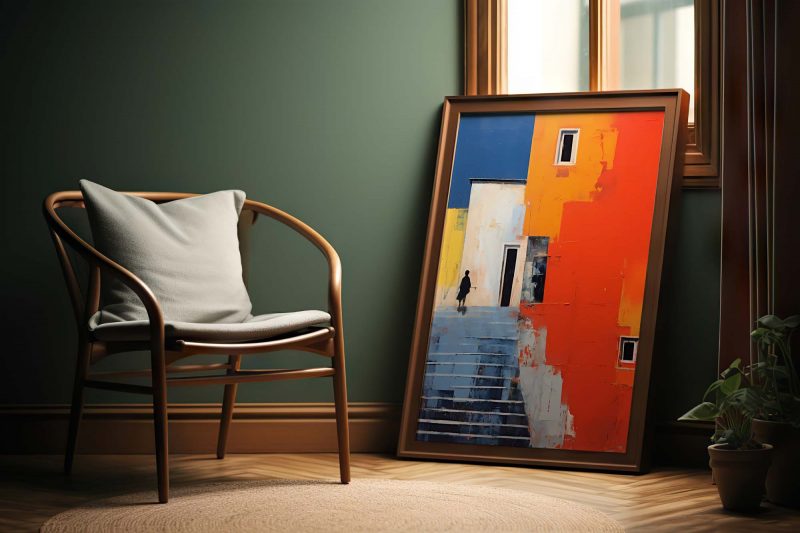 My Home is my Castle - Acrylic Poster | Abstract Oil Paint - Image 7