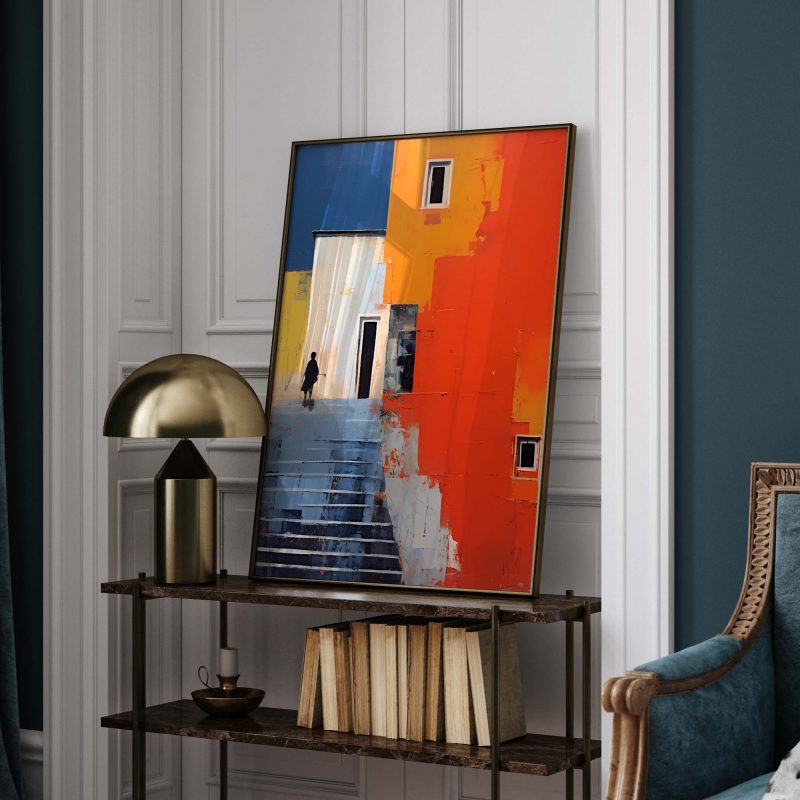 My Home is my Castle - Acrylic Poster | Abstract Oil Paint - Image 9