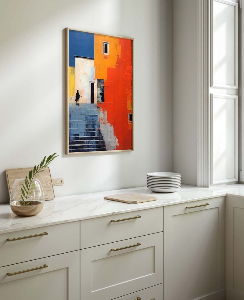 My Home is my Castle - Acrylic Poster | Abstract Oil Paint - Image 10
