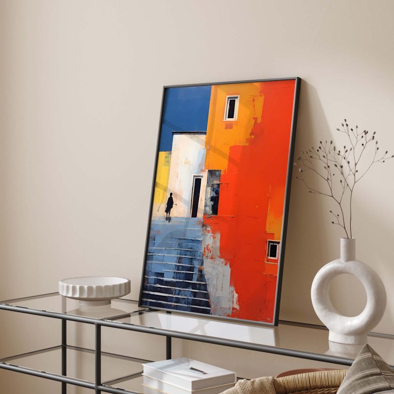 My Home is my Castle - Acrylic Poster | Abstract Oil Paint - Image 11