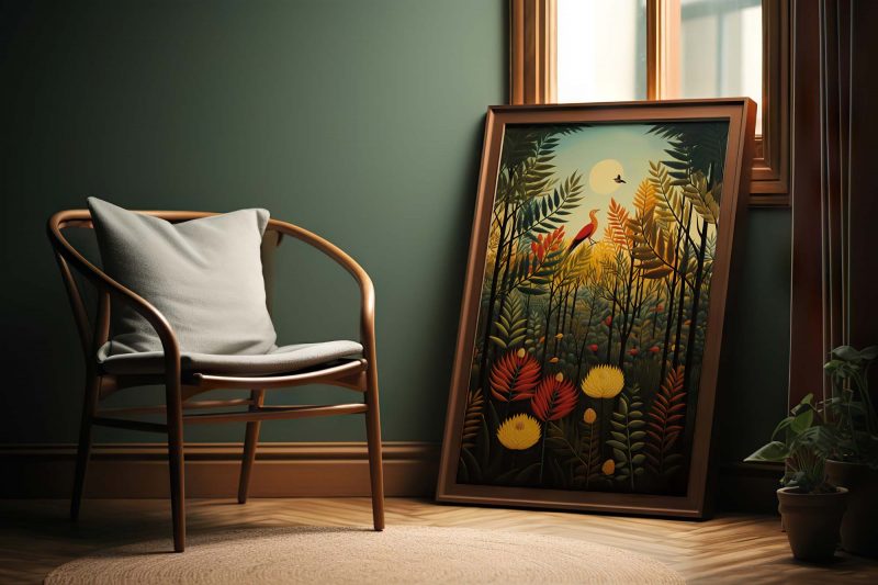 Nightingale in the Trees- Henri Rousseau style - Image 6