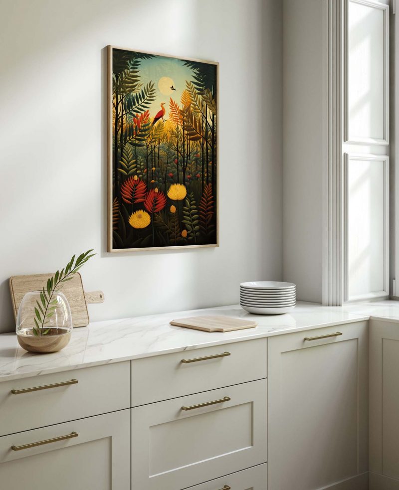 Nightingale in the Trees- Henri Rousseau style - Image 10