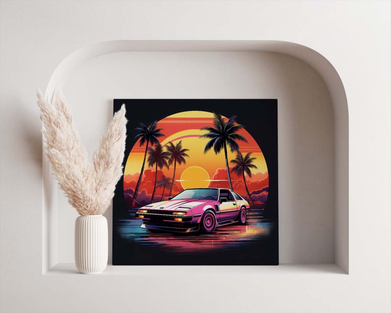 Palm Beach Car Show - 80s Poster - Image 2