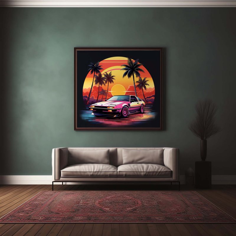 Palm Beach Car Show - 80s Poster - Image 10