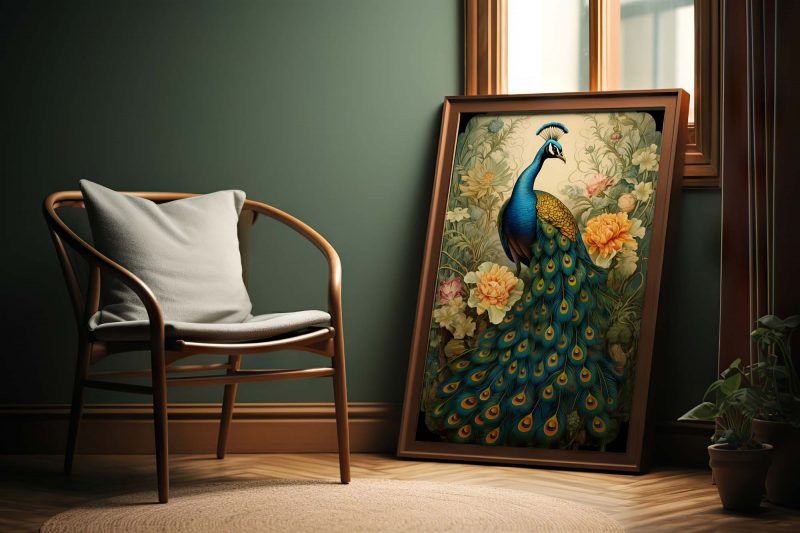 Peacock 2 - Ernst Haeckel style - Image 6