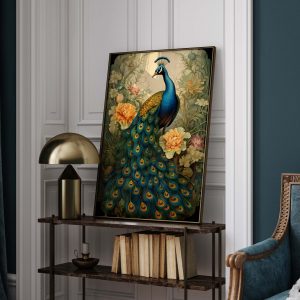 Peacock - Ernst Haeckel style poster