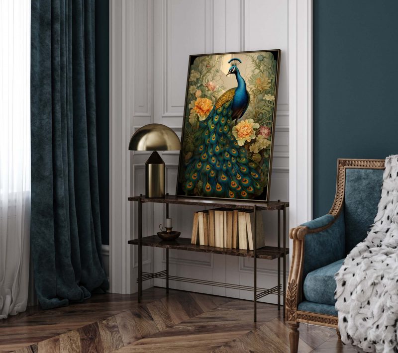 Peacock - Ernst Haeckel style poster - Image 10