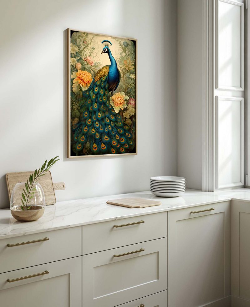 Peacock - Ernst Haeckel style poster - Image 11