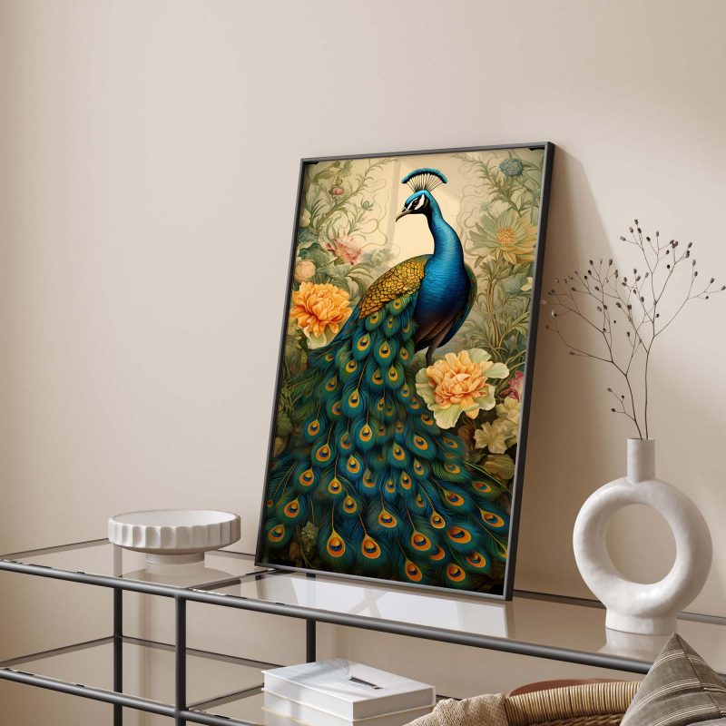 Peacock - Ernst Haeckel style poster - Image 12