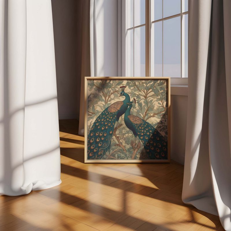 Peacock Wall Art | William Morris Art Decor - Poster - Image 7