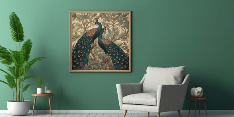 Peacock Wall Art | William Morris Art Decor - Poster - Image 10