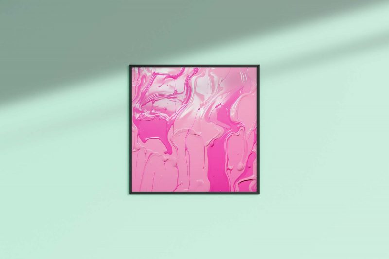Pink Barbie - Paint Spill | Poster in Pink - Image 8