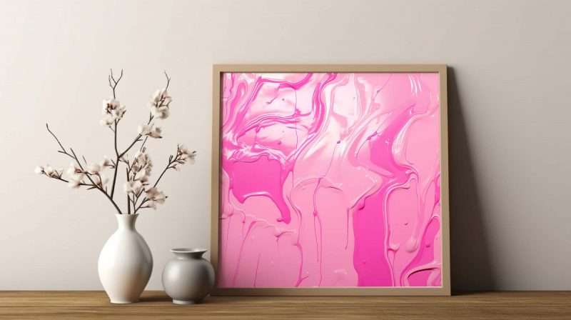 Pink Barbie - Paint Spill | Poster in Pink - Image 10