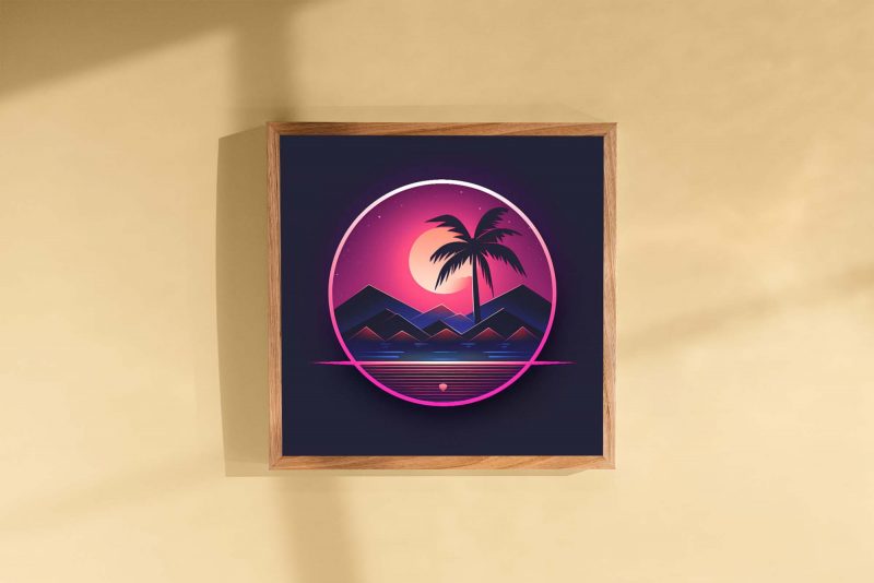 Retrowave - Palms - 80s Poster - Image 10
