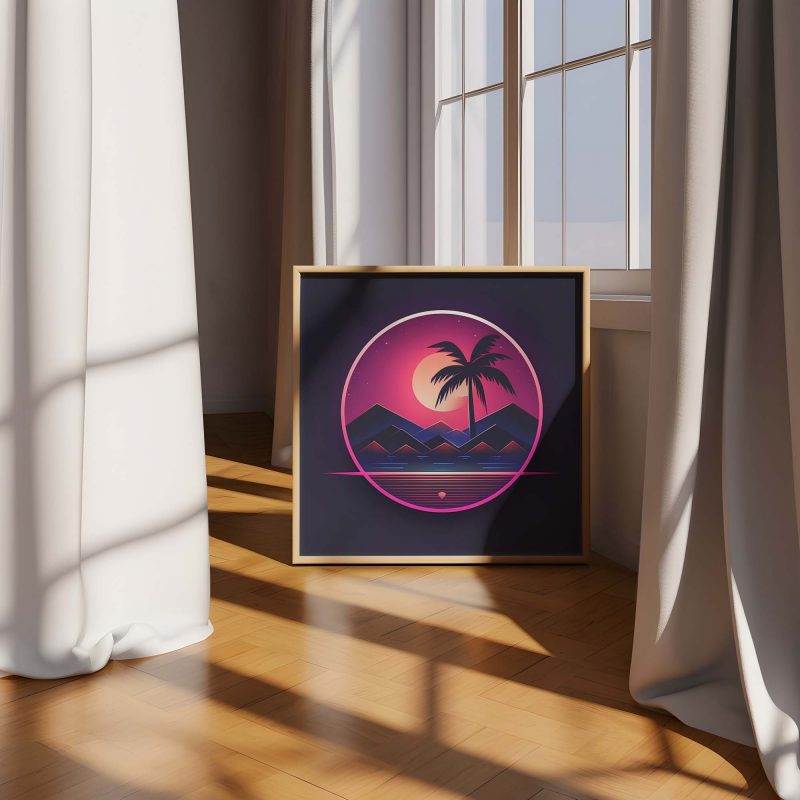 Retrowave - Palms - 80s Poster - Image 9