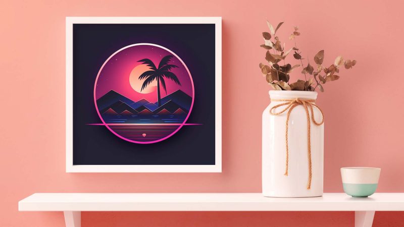 Retrowave - Palms - 80s Poster - Image 8