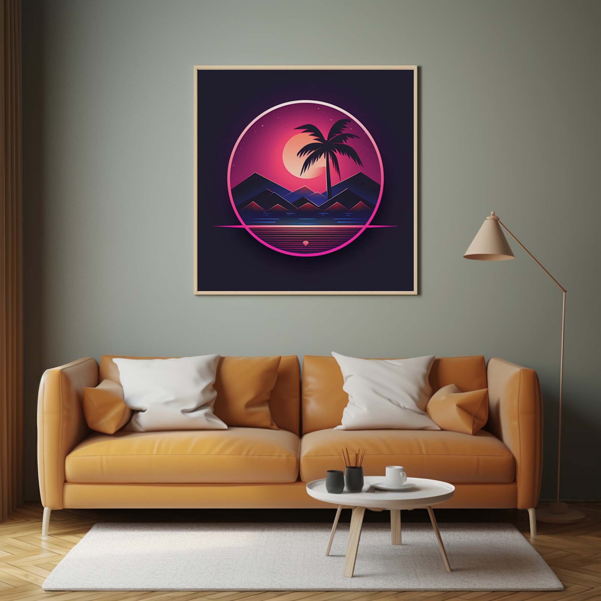 Retrowave - Palms - 80s Poster – Bild 5
