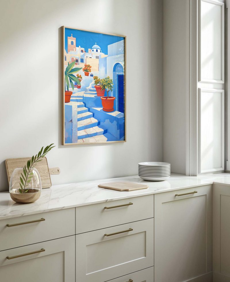 Santorini Center - Travel Poster - Image 10