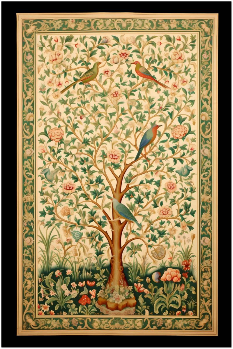 Tree Of Life with Songbirds Poster | William Morris - Image 14