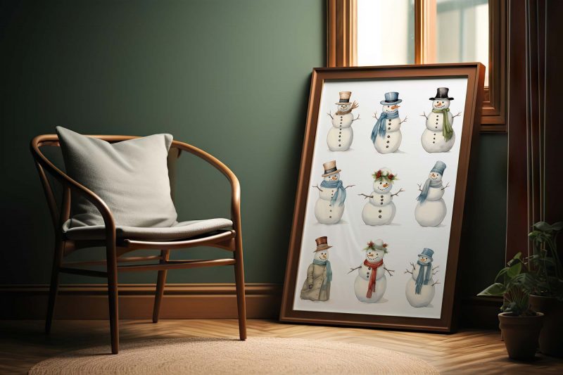 Snowman Lover | Victorian Era Art - Image 5